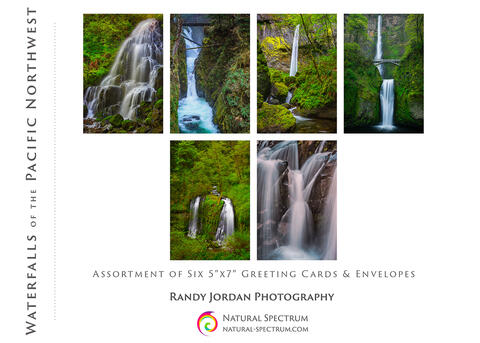 Greeting Cards - Waterfalls of the Pacific Northwest