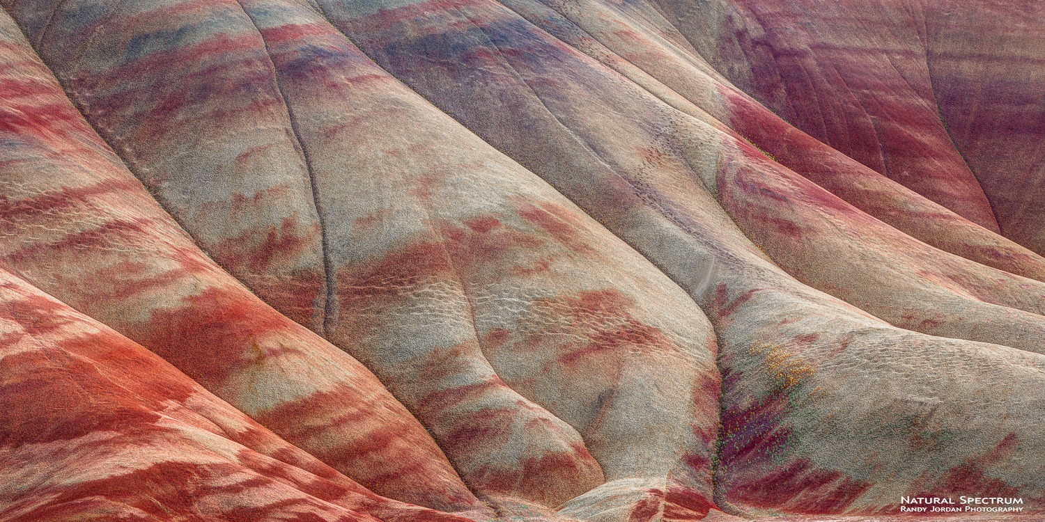 The Painted Hills, John Day Fossil Beds in Oregon, offer endless opportunities for intimate abstractions.