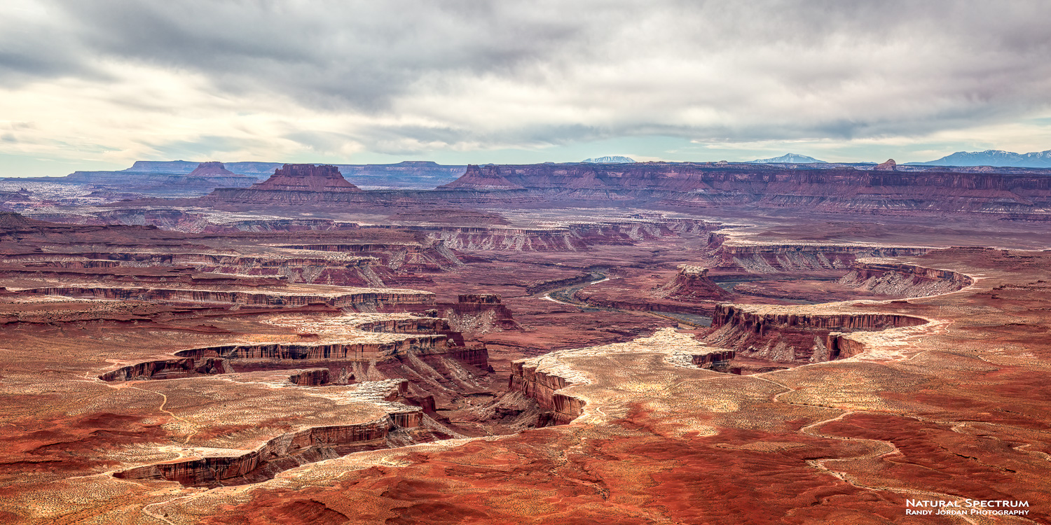 Stormy afternoon at the Green River Overlook, Canyonlands National Park, Utah.